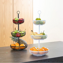 Ladelle - Olsen Black 3 Teir Mesh Fruit Basket