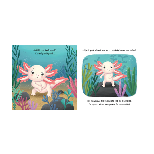 Storytime - Padded Board Book - I love being an Axolotl