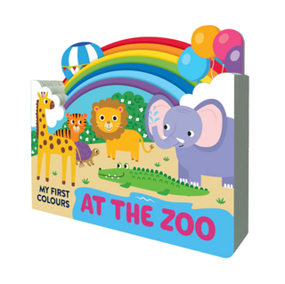 Chunky Scenes Board Book  - My first colours at the Zoo