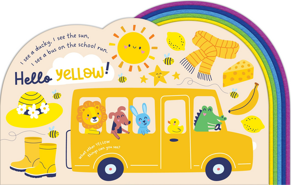 Chunky Felt Board Book - Hello Rainbow