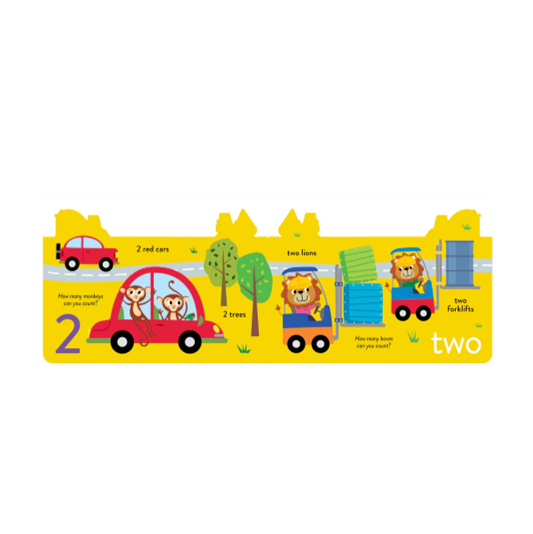 Chunky Scenes Board Book  - My first numbers on the go