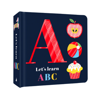 Chunky Foil Board Book - Lets Learn ABC
