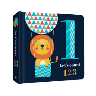Chunky Foil Board Book - Lets Count 123