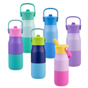 Oasis Stainless Steel Double Wall Insulated Jnr Drink Bottle sipper 400ml