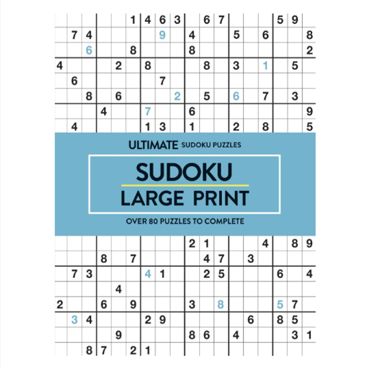 Large Print Puzzle - Sudoku Book