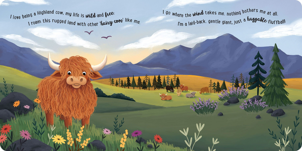 Storytime - Padded Board Book - I love being a Highland Cow