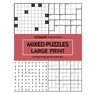 Large Print Puzzle - Mixed Puzzles book