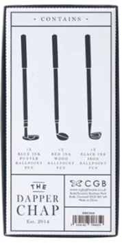 Dapper Chap Golf Pen Set of 3