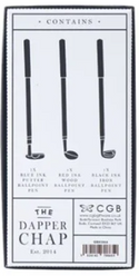 Dapper Chap Golf Pen Set of 3