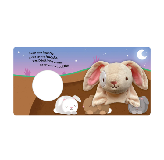 Cuddle time Bunny - Hand Puppet Book