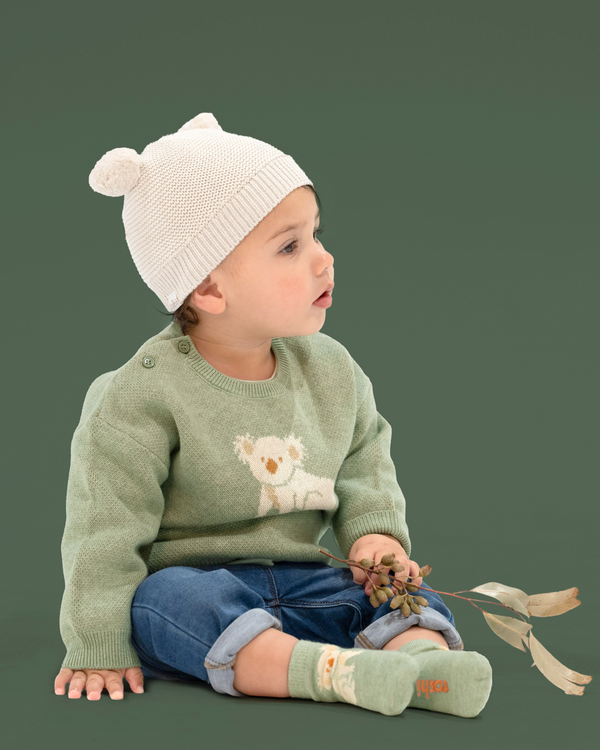 Toshi Organic baby socks - Koala