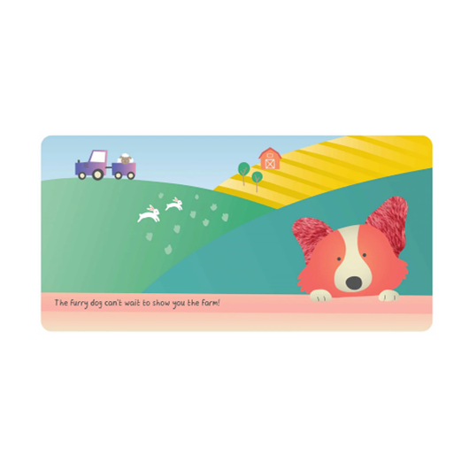 Baby's world - Touch and feel board book Farm Animals