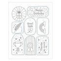Colour Calm - Deluxe Adult Colouring, greeting Cards & gift tag Book
