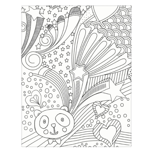 Colour Calm - Deluxe Adult Colouring, greeting Cards & gift tag Book