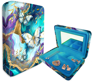 Lisa Pollock - Gold Detail Small Jewellery Case