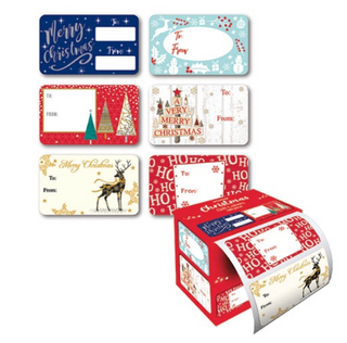 Christmas Labels rolls 150pk