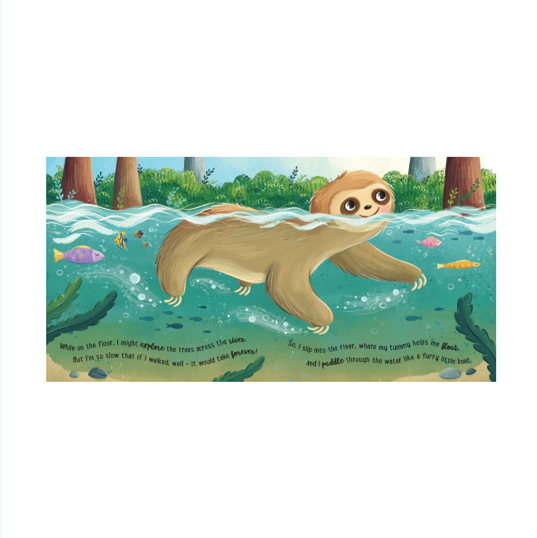 Storytime - Padded Board Book - I love being a Sloth