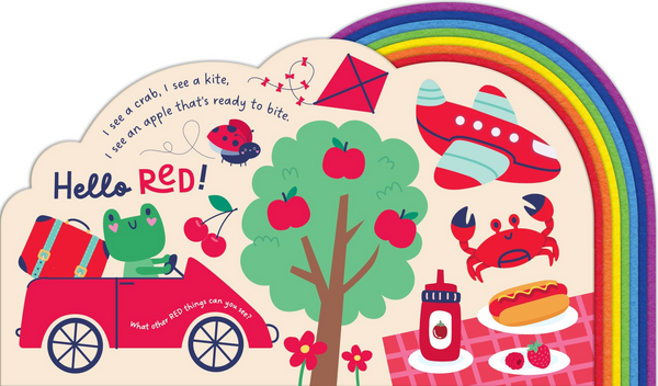 Chunky Felt Board Book - Hello Rainbow