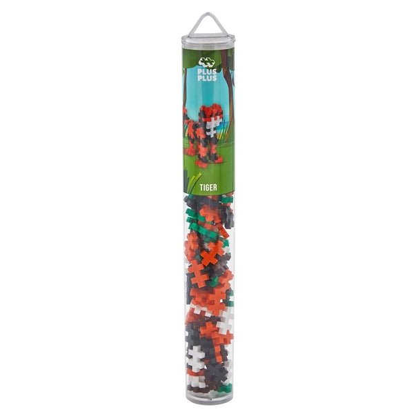 Plus Plus - Tiger 100 pc Tube for Kids 