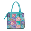 Lisa Pollock Lunch Cooler Bag - Pretty Patchwork Dragonfly