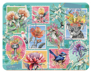 Lisa Pollock - Set of 6 Placemats - Pretty Postage