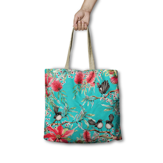Lisa Pollock  Shopping Bag - Willy Wagtails
