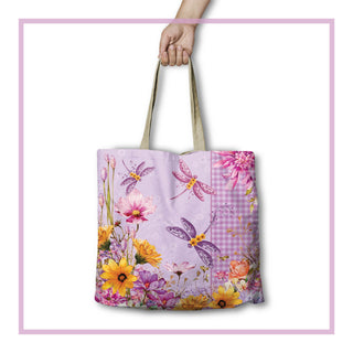 Lisa Pollock  Shopping Bag - Blush Kookaburra