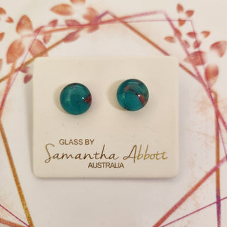 Samantha Abbott's - Glass Stud Earrings