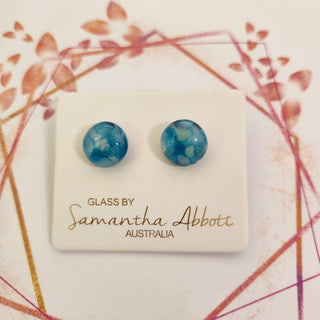 Samantha Abbott's - Glass Stud Earrings