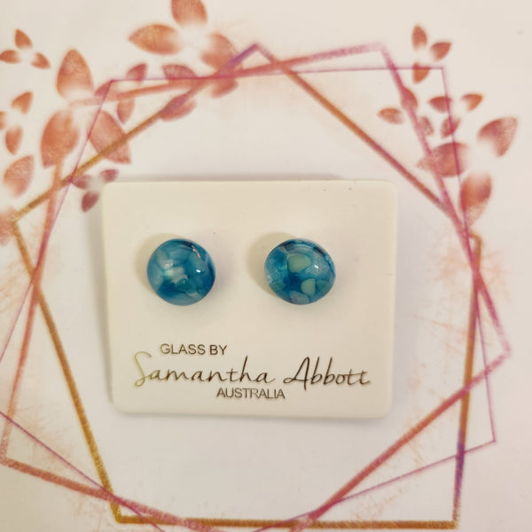 Samantha Abbott's - Glass Stud Earrings