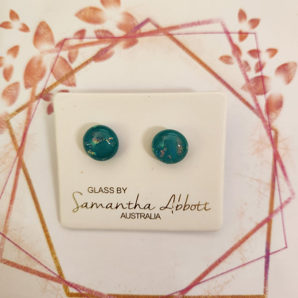 Samantha Abbott's - Glass Stud Earrings