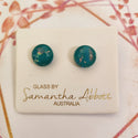 Samantha Abbott's - Glass Stud Earrings
