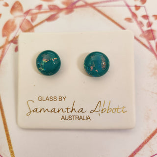Samantha Abbott's - Glass Stud Earrings