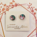 Samantha Abbott's - Glass Stud Earrings