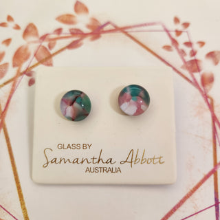 Samantha Abbott's - Glass Stud Earrings