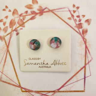 Samantha Abbott's - Glass Stud Earrings