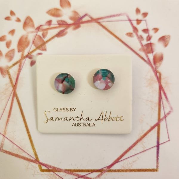 Samantha Abbott's - Glass Stud Earrings