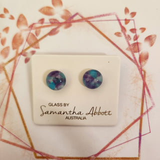 Samantha Abbott's - Glass Stud Earrings