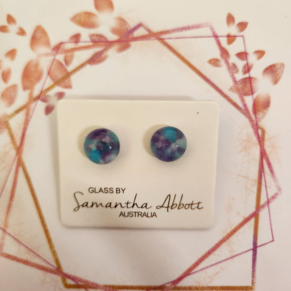 Samantha Abbott's - Glass Stud Earrings