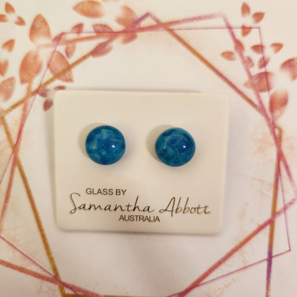 Samantha Abbott's - Glass Stud Earrings
