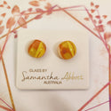 Samantha Abbott's - Glass Stud Earrings