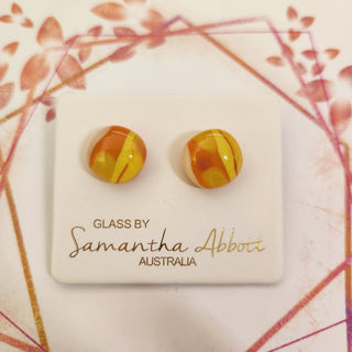 Samantha Abbott's - Glass Stud Earrings