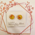 Samantha Abbott's - Glass Stud Earrings
