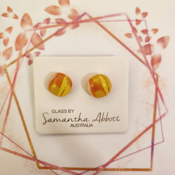 Samantha Abbott's - Glass Stud Earrings