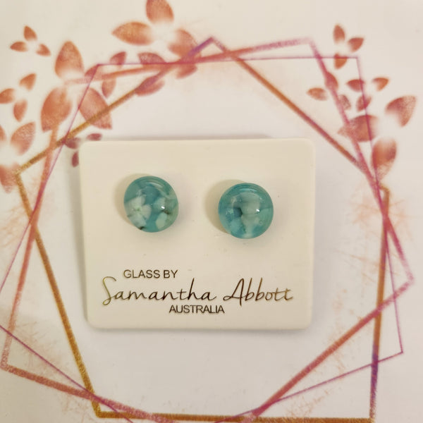 Samantha Abbott's - Glass Stud Earrings