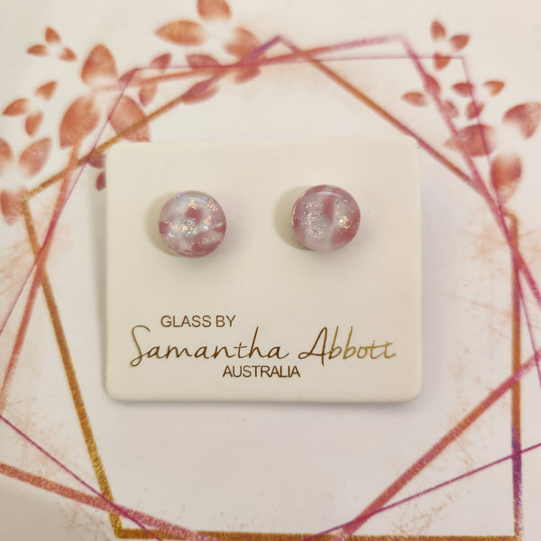 Samantha Abbott's - Glass Stud Earrings