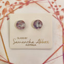 Samantha Abbott's - Glass Stud Earrings