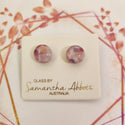 Samantha Abbott's - Glass Stud Earrings
