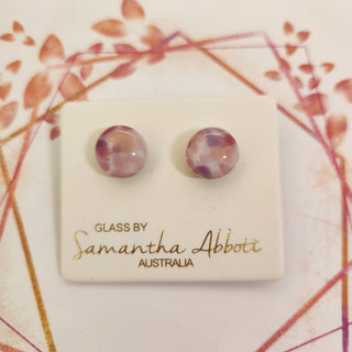 Samantha Abbott's - Glass Stud Earrings