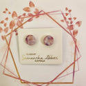 Samantha Abbott's - Glass Stud Earrings